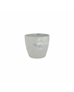 Cachepô Diamond 1 - Branco Carrara - 700 ml - Plasgarden
