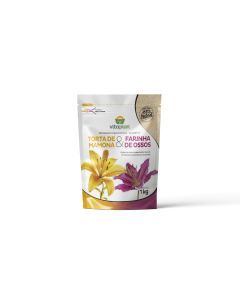 Fertilizante Organomineral Torta de Mamona Farinha de Ossos 1kg Pouch - Vitaplan