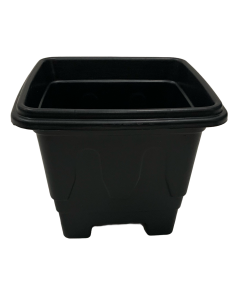GOY VASO QUADRADO 1 22X22X18 PRETO